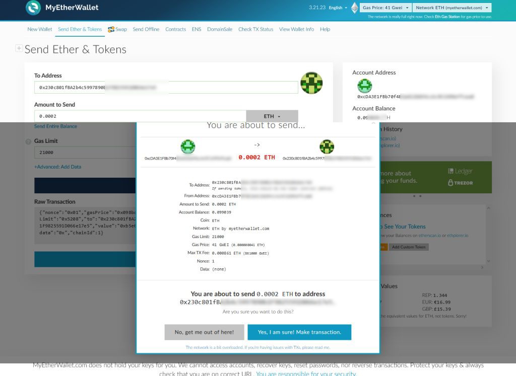 Confirm Transaction